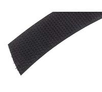 RS PRO Crochet Velcro Noir 20 mm x 5 m
