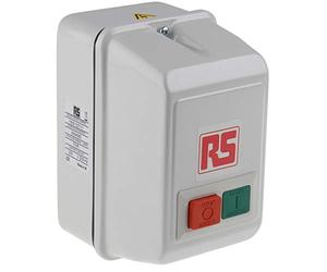 RS PRO Démarreur direct monophasé 0,75 kW, 240 V ac / 5,5 8 A, manuel
