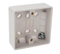 RS PRO Entrée de câble 1 prise Blanc 86,6 mm, 28 mm, 86,6 mm, 86,6 mm
