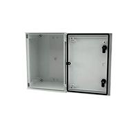 RS PRO GF Boîtier mural en polyester Gris clair IP66 400 x 300 x 200 mm