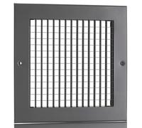 RS PRO Grille en aluminium Argenté 200 x 200 mm