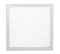 RS PRO Grille en aluminium argenté 32 mm 450 x 450 mm