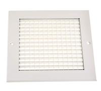 RS PRO Grille en aluminium Blanc 32 mm 200 x 200 mm