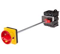 RS PRO Interrupteur 3 pôles 100 A Rail DIN Rouge IP 65 45 kW 750 V 3 phases