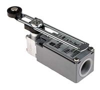 RS PRO Interrupteur de fin de course à levier avec rouleau réglable, DPST, fermeture/ouvre-porte IP66, alliage de zinc, câble de connexion 10 A