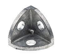RS PRO Lot de 10 composants de connexion, angle, support de connecteur et joint pour 5 mm, M5, L. 18 mm, convient pour 20 mm
