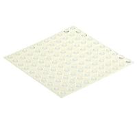 RS PRO Lot de 100 pieds adhésifs cylindriques transparents Ø 12,7 mm, PUR, 65,6 °C max
