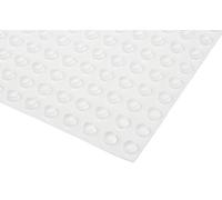 RS PRO Lot de 100 pieds adhésifs cylindriques transparents Ø 9,5 mm 65,6 °C max