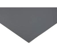 RS PRO Lot de 2 plaques en plastique PVC - Gris - 9 mm x 500 mm x 1000 mm - 1,47 g/cm³ à +60 °C
