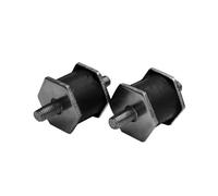 RS PRO Lot de 4 amortisseurs de vibrations en caoutchouc M8, Ø 20,7 mm x 19 mm, 45 Shore A/jusqu'à 8 kg