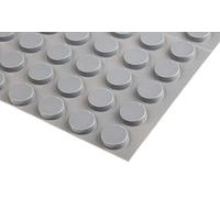 RS PRO Lot de 42 pieds adhésifs cylindriques 5,1 mm, gris, Ø 19,8 mm, PUR, 65,6 °C maximum