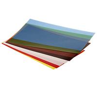 RS PRO Lot de 8 plaques de compensation en plastique 0,05 mm, 0,08 mm, 0,1 mm, 0,13 mm, 0,19 mm, 0,25 mm, 0,38 mm, 0,51 mm x