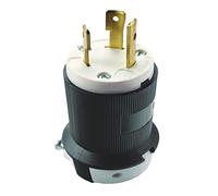 RS PRO NEMA L5-20P 125V 20A Noir USA Prise d'alimentation Câble 2P+E