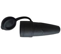 RS PRO Prise secteur câble 2P+E prise Schuko 250 V/16 A Noir Pour Allemagne