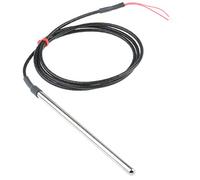 RS PRO PT100 Thermomètre à résistance en acier inoxydable Ø 6 mm x 150 mm -50 °C → + 250 °C Câble 1 m
