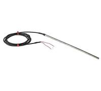 RS PRO PT100 Thermomètre à résistance en acier inoxydable Ø 6 mm x 250 mm -50 °C → + 250 °C Câble 2 m