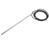RS PRO PT100 Thermomètre à résistance en acier inoxydable Ø 6 mm x 300 mm -50 °C → +250 °C Câble 2 m