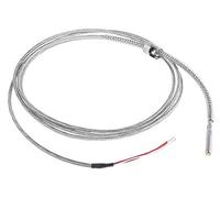 RS PRO PT100 Thermomètre à résistance en acier inoxydable Ø 6 mm x 35 mm -50 °C → + 250 °C Câble 2 m