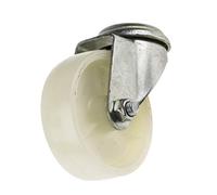 RS PRO, Roulement pivotant, roue Ø 75 mm, 70 kg, hauteur 100 mm, roue 20 mm, boulon simple, matériau polypropylène