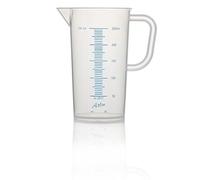 RS PRO Verseuse de laboratoire en polypropylène avec graduation, Ø 70 mm / 250 ml