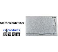 RS-Products Filtre de protection moteur universel pour aspirateur, 1 pièce, découpable