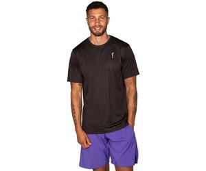 RS Sportswear Court Performance Side Mesh T-Shirt Noir L