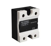 RS1A23D80 Single Phase Solid State Relay Triac 80A,Output 24-280VAC Input 5V 12V 24V AC SSR,Current Module Relay Board Switch