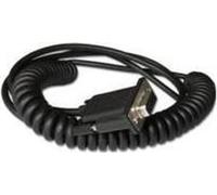 RS232-Kabel - 5V, DB9 Female, 3m, spiral, schwarz für Xenon (1902, 1950g, 1952g), Genesis 7580g, Granit (1280i, 191Xi),