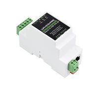 RS232 to RJ45 Ethernet Converter Module,with POE Function,Industrial Rail-Mount Serial Server,TCP/IP to Serial Module,300~115200 BPS Baudrate,10 / 100M Auto-Negotiation RJ45 Connector