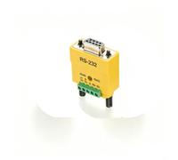 RS232 vers RS485 RS422 Convertisseur de port série Adaptateur bidirectionnel de qualité industrielle pour une transmission stable dans des systèmes complexes Jaune