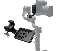 RS3 Vertical Camera Mount, Portrait Support for Social Media Work, Compatible with DJI Ronin RS2/RS3/RS3 Pro Stabilizer, 4.5kg Payload, Black