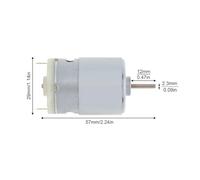 RS380 DC electronic starter 5V / 12V 5500RPM Brush electronic starter with Shield Ring for DIY Hair Drier Fan Small Appliance NWPNLXEA(5V)