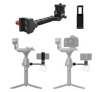 RS4 Téléphone Titulaire Extension Poignée RS3 Moniteur Monter Téléphone Monter 1/4" Froid Chaussure Compatible pour DJI Ronin S4/RS4 PRO/RS3/RS3 Pro/Ronin S3 Mini/Ronin RS2/RSC2 Cardan Stabilisateur