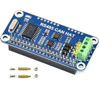 RS485 Can Hat pour Raspberry Pi 4B/3B+/3B/2B/B+/A+/Zero/Zero W/WH,Autoriser la Communication Longue Distance Via la Fonction RS485/CAN,Intégrée Contrôleur Can MCP2515 Via SPI Interface