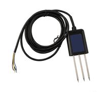RS485 Capteur d'humidité du sol avec température, humidité, pH et conductivité, étanche IP68, ModBus-RTU, plage de mesure de 0 à 100 %, pour agriculture et horticulture (D)