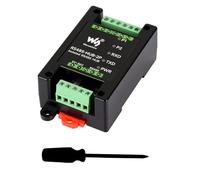 RS485-HUB-2P Isolated RS485 Hub, 2-Port RS485 Expansion via 1 RS485 Master, Signal Repeater & Network Relay, Industrial-Grade with DIN Rail Mount, 300-460800bps Baud Rate Support