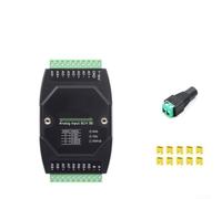 RS485 RTU Module d'entrée analogique 8 canaux pour automatisation industrielle, prend en charge l'alimentation CC 7 36 V, plusieurs types d'entrée, et montage sur rail DIN avec indicateurs LED