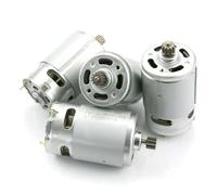 RS550 DC electronic starter 10.8V/12V/16.8V/18V/21V Motors with 9/11/12/13/14Teeth High Torque Gear Box for Drill Screwdriver IDGTTLDF(12V,9Teeth)