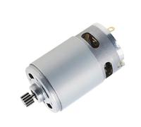 RS550 DC electronic starter 8.2mm/9.5mm 14Teeth Gear 10.8-25V Brushed electronic starter Engine for Rechargeable Hand electronic starter Saw Drill Tool IINKUEYK(14.4V,9.5mm Gear)