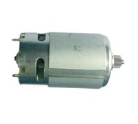 RS550 Moteur DC brossé Entrée 12 V avec sortie double vitesse réglable et boîte de vitesses à 12 dents pour perceuse