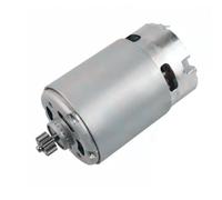 RS550VC Moteur CC à 12 dents pour perceuse électrique rechargeable 21 V et tournevis, moteur à couple élevé 60 W à usage général avec commutation de brosse, 6000-23000 tr/min, construction métallique