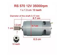 RS570 's Car DC High Speed electronic starter IINKUEYK(12v 18000rpm)