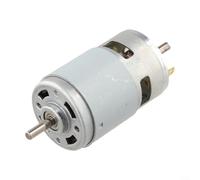 RS775SL Moteur 21 V DC haut 6000 tr/min 90 W pour machine à meuler Outil électrique Pièce de rechange Boîtier en métal argenté Composant de qualité industrielle