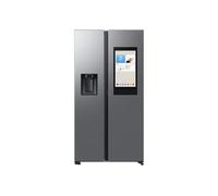 Samsung Series 9 Réfrigérateur Bespoke AI Family Hub -Américain- Platinum Inox- 614L - RS90F66BETEF- Classe E