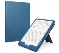 RSAquar Coque Pocketbook InkPad One 10,3 Pouces 2026, Bleu | Étui de Protection avec Sangle de Main et Support Pliable, Étui E-Reader en Cuir PU Premium pour PocketBook InkPad One