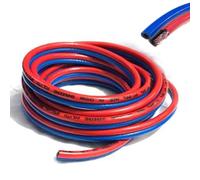RSBFER Tuyau Double oxygène-acétylène 8 mm, Tuyau de soudage et de découpe Haute Pression Ignifuge, Construction en PVC 5 Couches, Flexible et résistant au Froid,10m