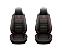 RSCBB 2 Pièces Siège Avant/Housses de siège Cinq Places pour Nissan 370Z Coupe / 370Z Nismo Z24 09 2008-2020, Étanches Antidérapantes Respirantes Anti-Rayures, Full Luxury Package Black Red