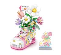 RSDHFLY Bouquet de Fleurs Kit de Construction,Creative bonsaï Bouquet de Fleurs Faisant Kit,Ensemble de Blocs pour Adultes et Enfants