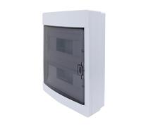 RSE Boîte de distribution en saillie avec fenêtre IP40 IK10 2 rangées 24 modules/PLE (unités d'espace)