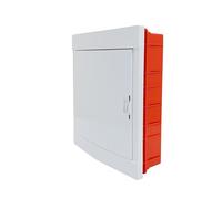 RSE Boîte de distribution encastrée avec porte blanche IP20 IK10 2 rangées 24 modules/PLE (unités d'espace)